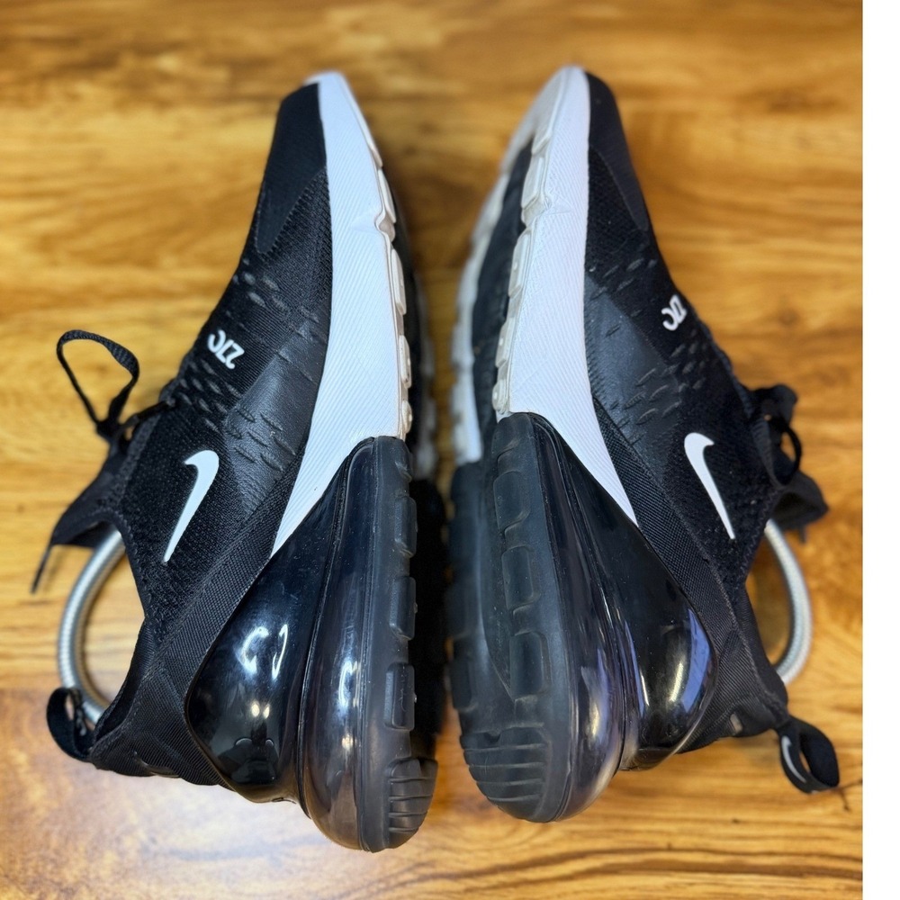 Nike Air Max 270 Women's Black White Sneakers AH6789-001 8.5 - Picture 3 of 7